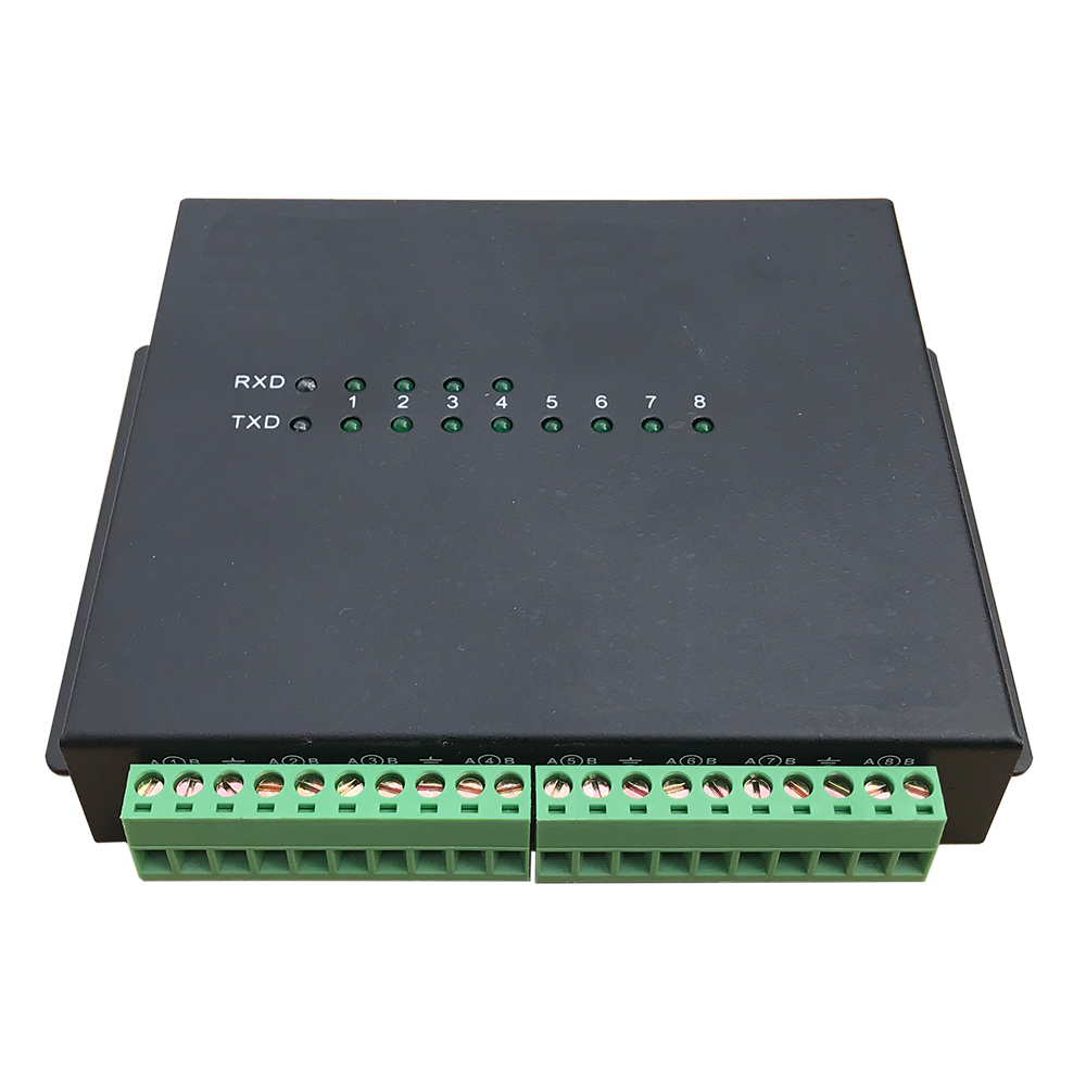 EXP0408 RS485 Serial Data Distributor 4x8 - Iris Innovations